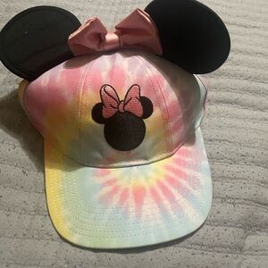 Colorful Tie-Dye Mouse Ears Cap